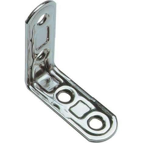 LASTRINA INOX ANG. 4 FORI ART.164IN MM.30X30 ALDEGHI LUIGI SPA PZ 20,0