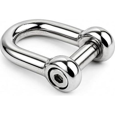 Manille ronde avec vis six pans creux 8 mm (1/2)