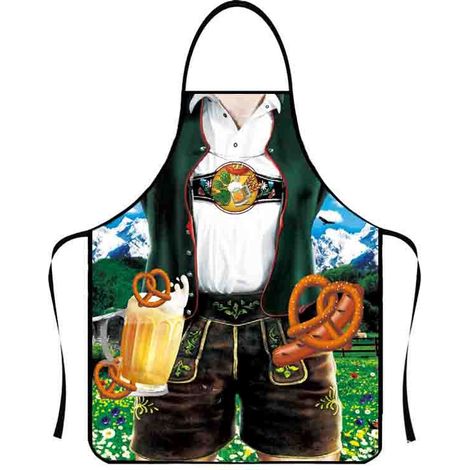 Hong KongTablier Oktoberfest, leggings allemands pour la fête de l'Oktoberfest avec cordon de serrage ajustable, tablier de cuisine, jardinage, barbecue et pâtisserie