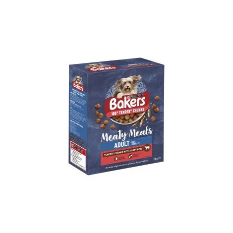 Bakers Meaty Meals Beef - 1kg - 778782