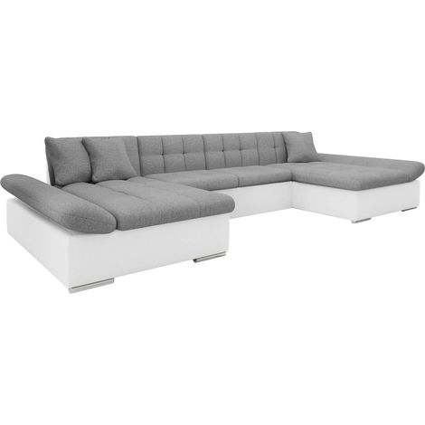 Sofá rinconero Comfivo 155, Soft 017 + Soul 17, Función de descanso, Almacenaje, 360x160x75cm, 0 (1/5)