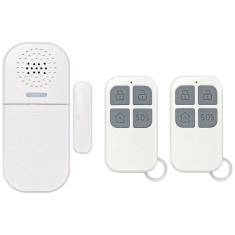 Alarme de sécurité Alarme de Porte et Fenêtre - Sans fil - Télécommande - Sirène intérieure (1/4)