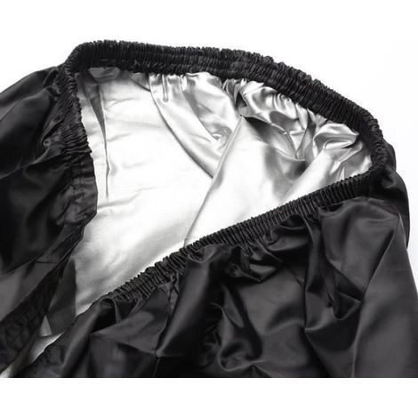 Housse Protection Moto Quad ATV - Polyester 190T Etanche Anti UV - Extérieure Universelle XXXL - Noir (1/4)