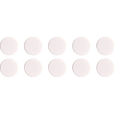 magnetoplan Aimant Basic Serie (Ø) 32 mm rond blanc 10 pc(s) 1863200