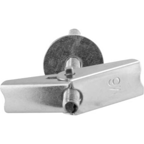 Taco Vuelco Espiga Con Muelle CINCADO M4 x Ø12mm Para Falsos Techos - Pack 50 Uds