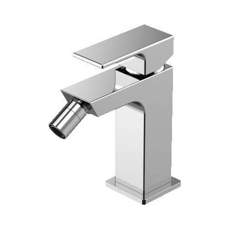 Miscelatore per bidet modello quadro senza scarico Gattoni SQUARE 2564/25CO Cromo - Senza piletta di scarico (1/2)