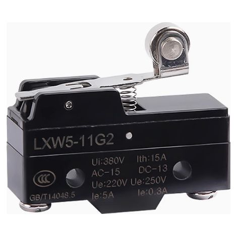 Micro-interrupteur LXW5 AC 380 V DC 220 V 10 A, 1 unité, LXW5-11G2 - auto-réinitialisé (1/3)