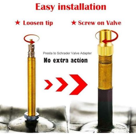 Adaptateur Valve - Kit 21 Pièces en Laiton et Plastique - Compatible Pompe à Air Vélo Ballon Sport - 4 DV/SV 2 AV 2 SV 2 Aiguilles 4 Buses Ballon 1 Tuyau 6 Buses Plastique (1/5)