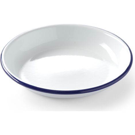 Piatto fondo, smaltato bianco, diametro 240 mm, Hendi 621271 (1/3)