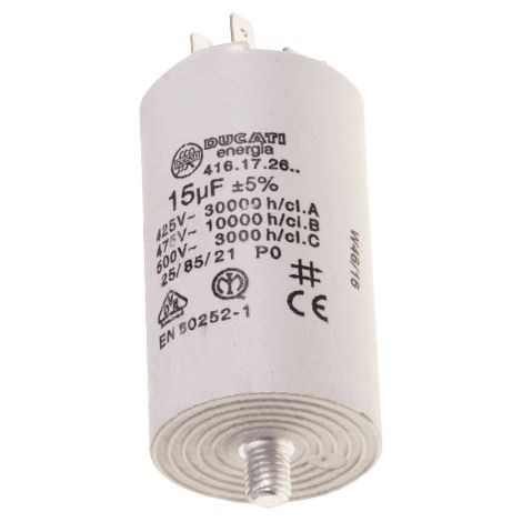 Condensateur Permanent 15 Mf 450v 416172664 Pour LAVE LINGE
