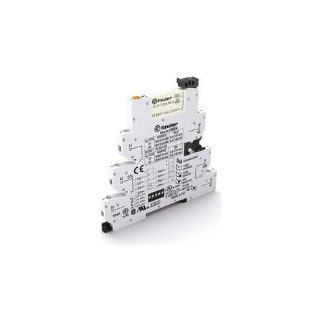 FINDER 398100240060 INTERFACE MODULAIRE À RELAIS ÉLECTROMÉCANIQUE MASTERTIMER OPT° PORTE FUSIBLE 8 FONCTION BORNES À CAGE EN LOT (1/2)