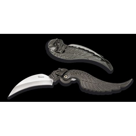 Klappmesser Martinez Albainox Fantasy Skull Aluminium 6,5 cm
