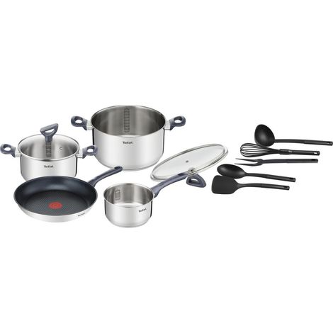 Tefal Juego de batería de cocina acero inoxidable 5 piezas (1/3)
