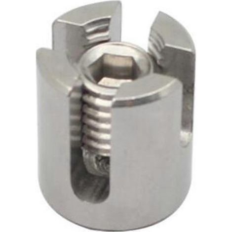 Système de grille de câbles en acier inoxydable 316, pince de serrage transversale pour mur végétal, pince de serrage M12X6 (1/5)