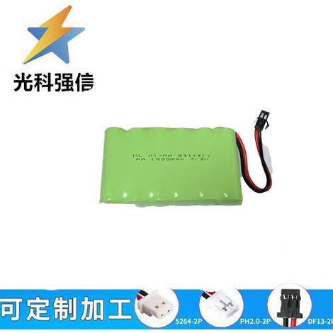 Nagelneue 7,2V AA 1800mAh Ni-MH-Batterien, geeignet für medizinische Geräte, Spielzeug, einreihig, SM-Typ, volle Kapazität.