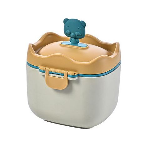 1 boîte de stockage pour lait en poudre, portable, sans BPA, motif dessin animé, pour bébé (1/5)