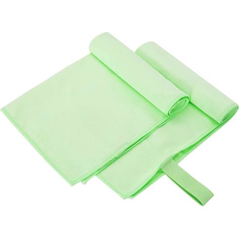 Sporthandtücher 2 pcs Grün 50 x 30 cm Polyester und Polyamid
