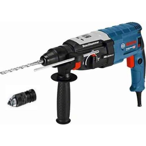 Bosch – Perforateur burineur 880W – Force de frappe 3,2J – SDS-plus pour béton, maçonnerie, bois et métal – Coffret L-Boxx (1/10)