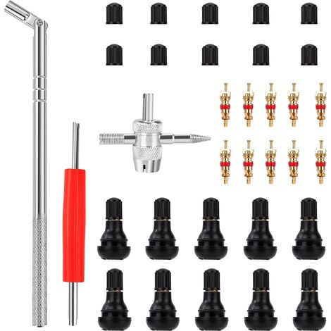 Outil de Retrait Valve TR412 et Extracteur Noyau Double Tête pour Camions, Vélos, Motos, Entretien Auto (1/5)