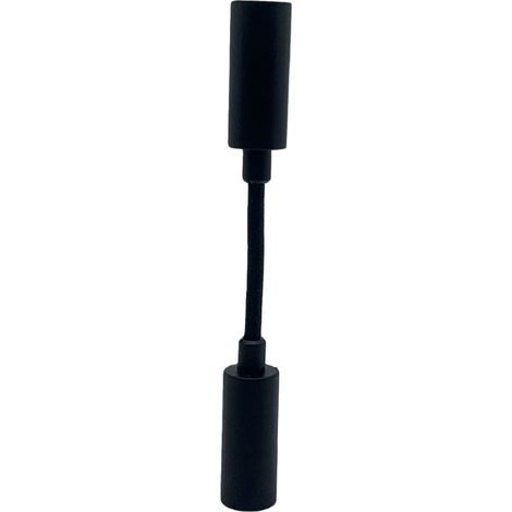Câble adaptateur tressé CC femelle vers CC femelle de 0,12 m (1/4)