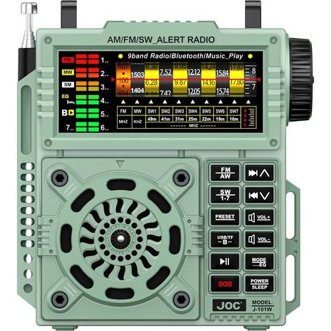 Récepteur Radio Portable Multibande avec Tuner d'Antenne Outdoor (1/5)