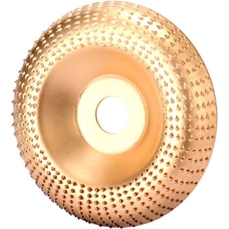 1Pc Disque Bois Meuleuse 125mm, Courbée Style Disque Abrasif en Bois, Disques de Meulage du bois en Carbure de Tungstène pour Façonner, Meuler et Couper. Roues pour Meuleuse d'angle (1/5)