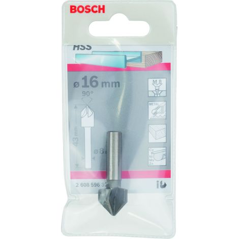 Avellanador cónico cilíndrico: 16x48x10 BOSCH 2608596372 (1/2)