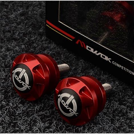 Convient aux vis de démarrage modifiées pour Kawasaki Z1000 Z800 ZX10R 6R ER6N F VERSYS650 (rouge et noir 8 mm) (1/5)
