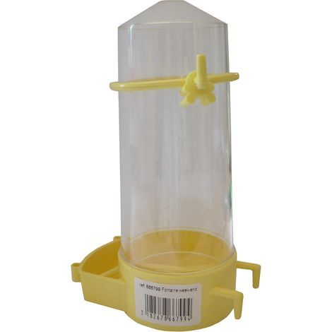 Bird Water Dispenser, Transparent, Large Capacity, Cage Accessory, For All Types of Birds (1/4)