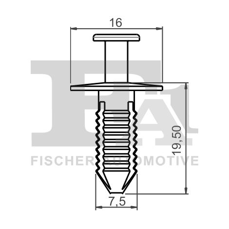 Clip, enjoliveur FA1 14-20007.5 MAYBACH 1249900492 A1249900492