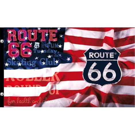 Drapeau Route 66