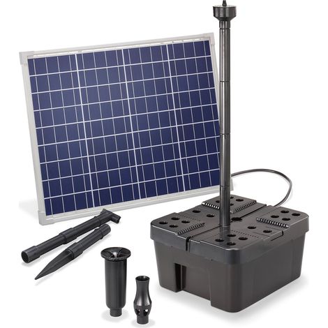 esotec Solar Teichfilter Professional 50W 2500l/h Teichpumpe 100910 (1/5)
