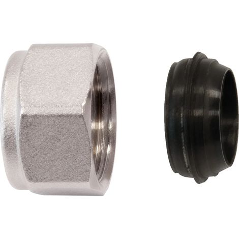 RACCORDO A COMPRESSIONE PER TUBO RAME ART.595- - 1/2x12 - pressione massima d'esercizio 10 bar - 5 pezzi ITAP
