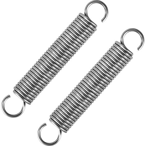 Traction Spring 70 mm Tension Springs with Hooks Stainless Steel Springs Wire Diameter 1.5 mm Outer Diameter 12 mm Force 6 kg 2 Pieces (1/5)