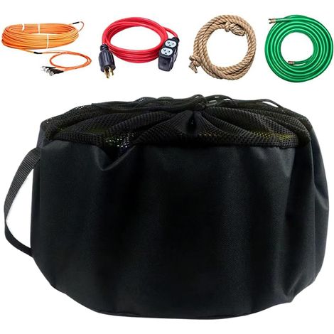 Schlauchaufbewahrung, Zubehörtaschen für atmungsaktive Netz-Organizer-Tragetasche für Camping und Outdoor-Reisen (1/5)
