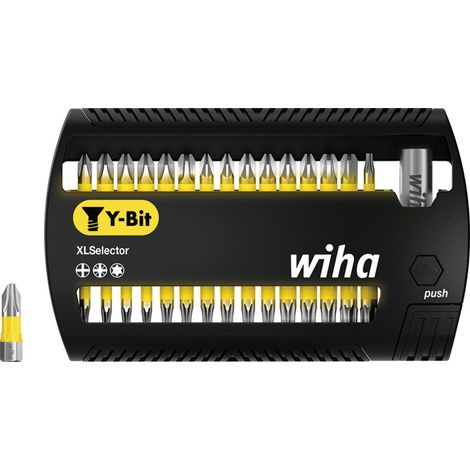 Wiha Set di inserti XLSelector inserto Y 25 mm Phillips, Pozidriv, TORX® 31 pz. 1/4" C6,3 (41832) (1/2)