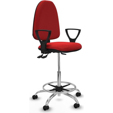 Piqueras y Crespo BFN05RP Silla de Oficina Roja Ergonómica