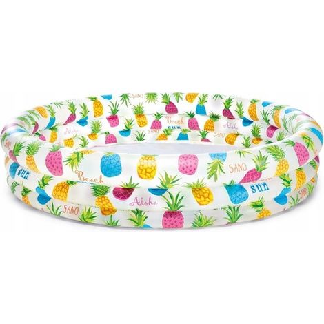 Piscina gonfiabile colorata per bambini, 132x28 cm