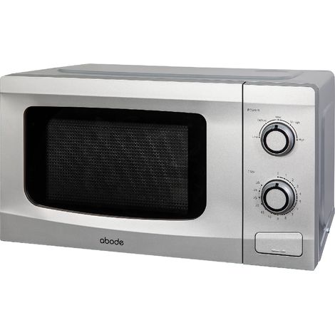 Abode Silver Microwave 700W 20L Manual AMM2001S (1/5)