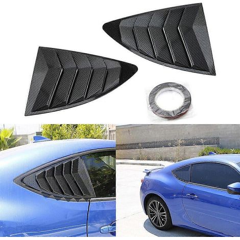 Volet de persienne de vitre latérale en fibre de carbone pour Toyota GT86 et Subaru BRZ (2013-2022) (1/3)