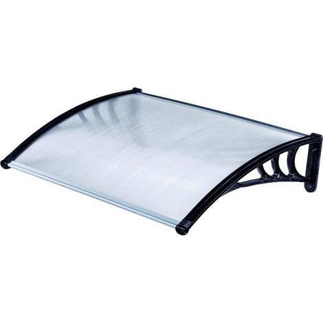Pensilina Tettoia 100x80 Alveolare Opaca Policarbonato Esterno Copertura Porta (1/4)