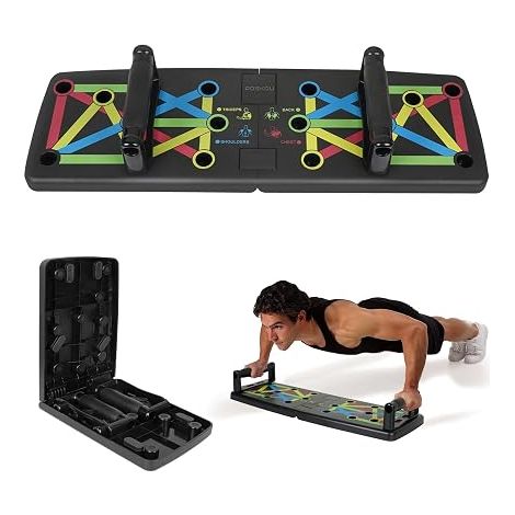 Push Bra, sujetador push up fitness con guía de entrenamiento, entrenamiento en casa, fitness, yoga multifuncional (1/5)