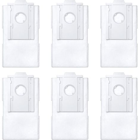 6 Pcs Sacs à poussière d'aspirateur pour Samsung VCA-RDB95 Jet Bot+ Jet Bot AI+ Robot Aspirateur Pièces de rechange (1/5)