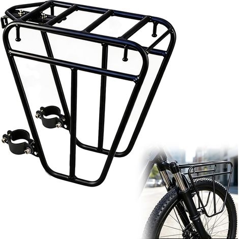 Porte-bagages de vélo en acier, amortissement des chocs pour les trajets (1/5)