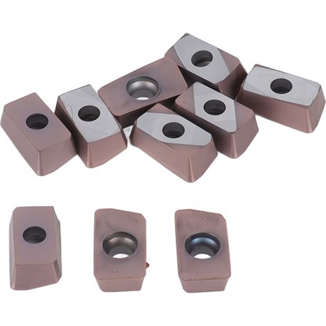 10 Stück Wendeschneidplatten aus Hartmetall für CNC-Drehmaschinen, Schlichteinsätze mit Beschichtung (APMT1135PDER-MO2) (1/5)