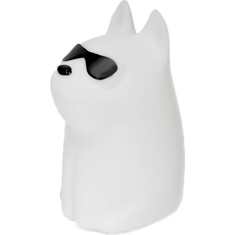 Veilleuse mignonne en silicone pour chiot avec 5 bruits et minuterie, lampe en silicone souple pour décoration d'enfants, allaitement, lampe de nuit rechargeable 3 en 1, pour bébé (1/5)