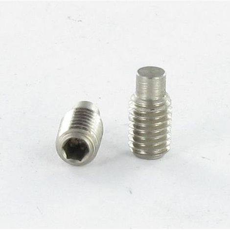 Vis métaux Sans tête six pans creux (sthc) M8X16 Clé de 4 HC4 Bout téton Acier zingué-100 pièces