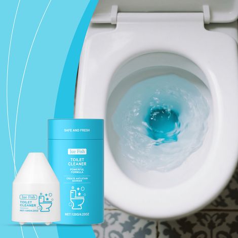 WC-Sitzreiniger – Sanfter Fleckenentferner, automatische Fleckenentfernung, praktischer und erfrischender Reiniger – 120 g -- BIEMMEDUE (1/5)