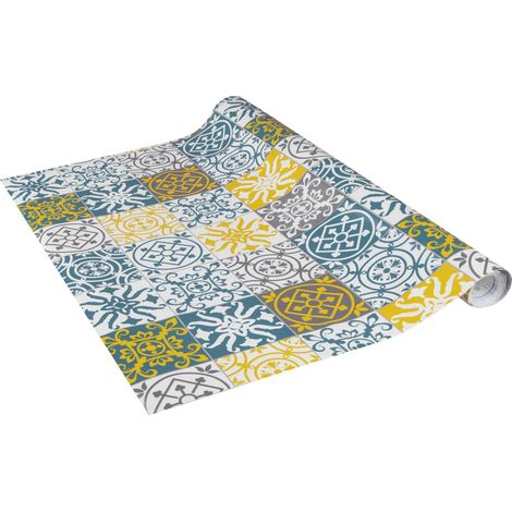 Papier adhésif Oriental Tiles Aspect carrelage 45 cm x 2 m Épaisseur 95μ Film autocollant pour meuble et cuisine film décoratif papier peint PVC sans phtalates Fabriqué en UE (1/5)