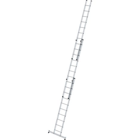 MUNK Schiebeleiter mit nivello-Traverse 3x10 Sprossen (1/3)